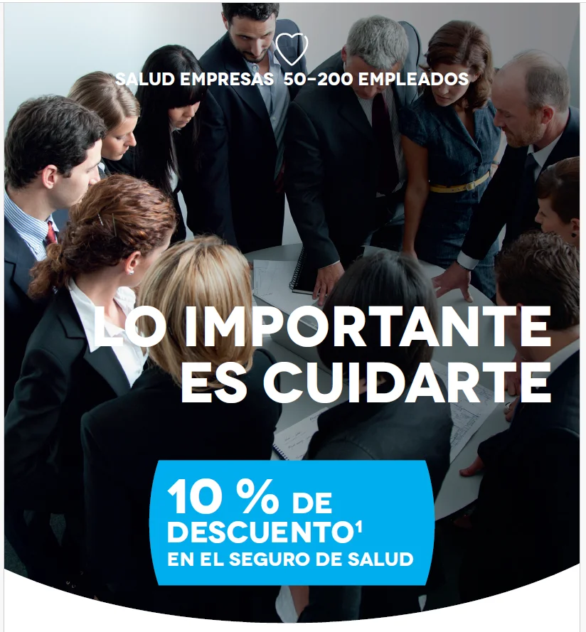Oferta promocion Adesla Empresa de 50 a 200 empleados Adeslas Servicaixa Promoción seguros de salud